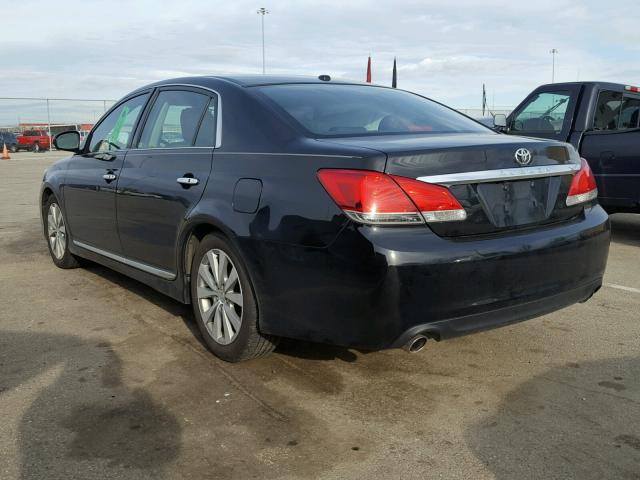 4T1BK3DB2CU459605 - 2012 TOYOTA AVALON BAS BLACK photo 3