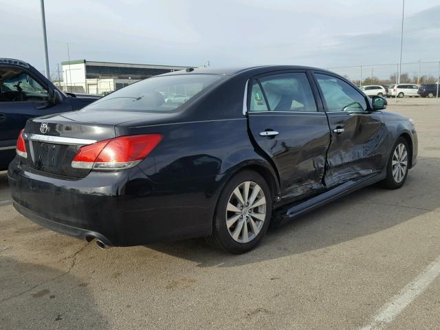 4T1BK3DB2CU459605 - 2012 TOYOTA AVALON BAS BLACK photo 4