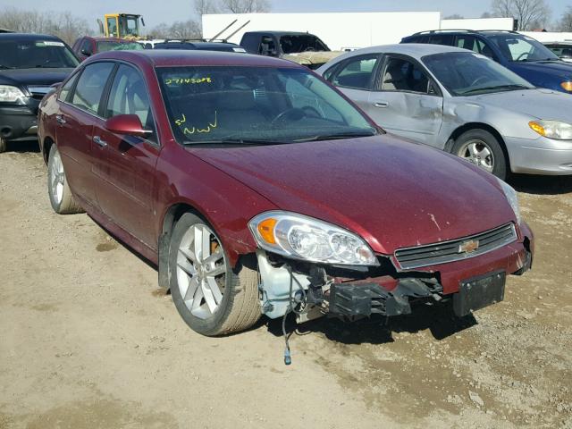 2G1WU57M991222311 - 2009 CHEVROLET IMPALA LTZ MAROON photo 1