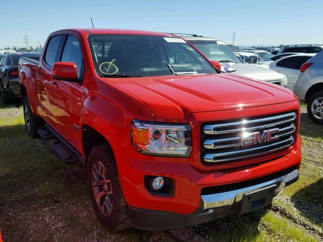 1GTG6CE36G1391547 - 2016 GMC CANYON SLE RED photo 1