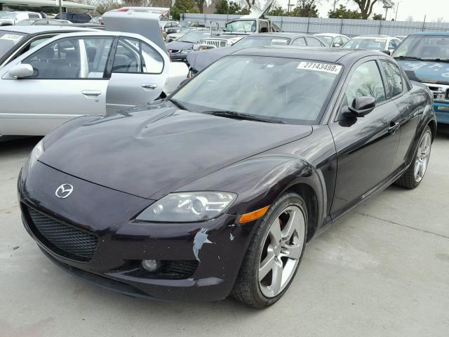 JM1FE17N550150972 - 2005 MAZDA RX8 BURGUNDY photo 2