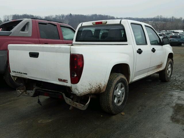 1GTDT13E988116008 - 2008 GMC CANYON WHITE photo 4