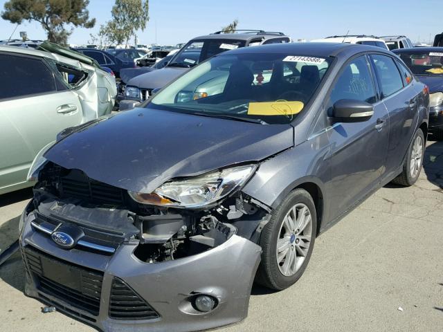 1FAHP3H26CL184603 - 2012 FORD FOCUS SEL GRAY photo 2