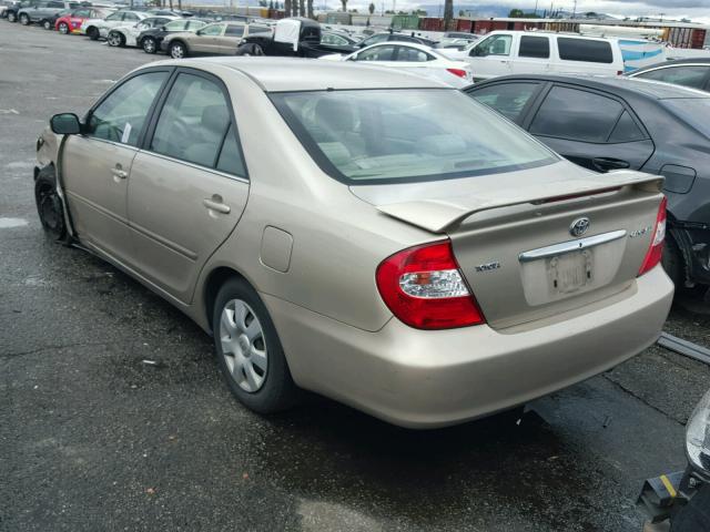 4T1BE32KX4U311195 - 2004 TOYOTA CAMRY LE TAN photo 3