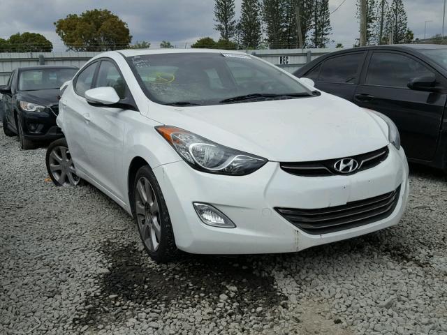 5NPDH4AE8DH252292 - 2013 HYUNDAI ELANTRA GL WHITE photo 1