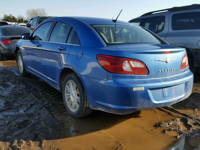 1C3LC56K67N564215 - 2007 CHRYSLER SEBRING TO BLUE photo 3