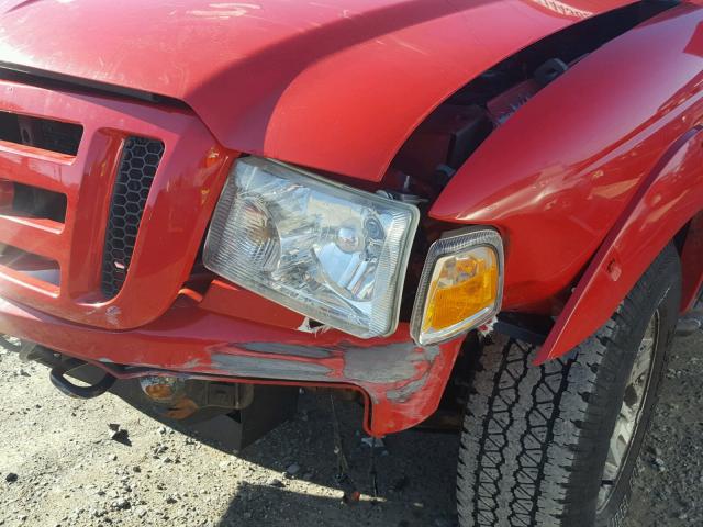 1FTZR15E96PA08170 - 2006 FORD RANGER SUP RED photo 9