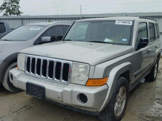 1J8HG48K47C626504 - 2007 JEEP COMMANDER ოქროსფერი ფოტო 2