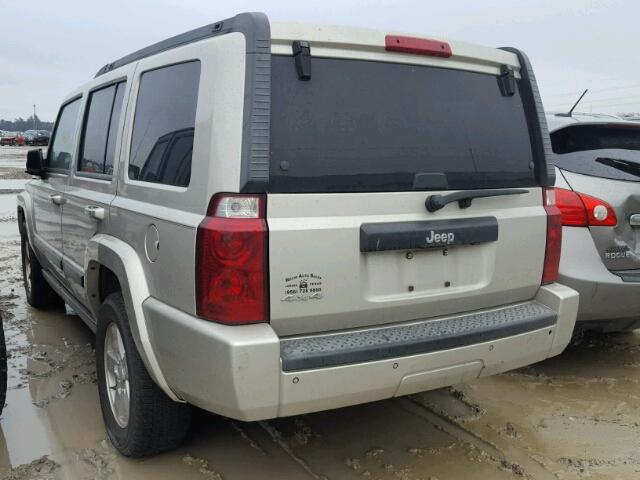 1J8HG48K47C626504 - 2007 JEEP COMMANDER ოქროსფერი ფოტო 3