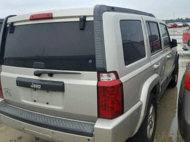 1J8HG48K47C626504 - 2007 JEEP COMMANDER ოქროსფერი ფოტო 4
