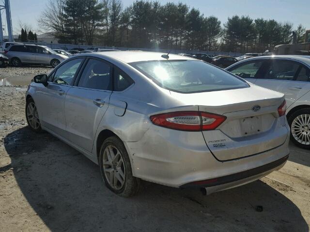 3FA6P0H75GR271885 - 2016 FORD FUSION SE SILVER photo 3