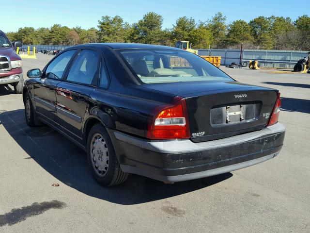 YV1TS94D0Y1106117 - 2000 VOLVO S80 BLACK photo 3