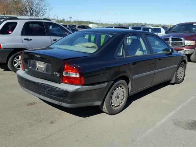 YV1TS94D0Y1106117 - 2000 VOLVO S80 BLACK photo 4