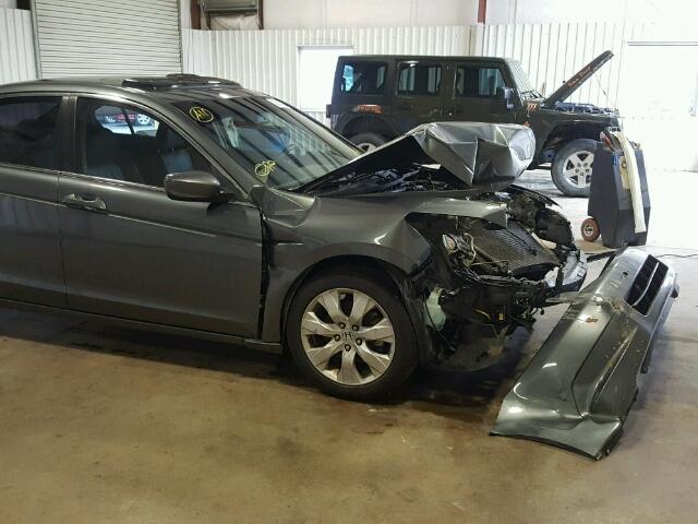 1HGCP26858A156916 - 2008 HONDA ACCORD EXL CHARCOAL photo 9