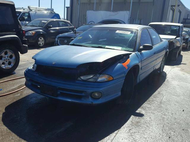 1B3HD56T8RF277612 - 1994 DODGE INTREPID E BLUE photo 2