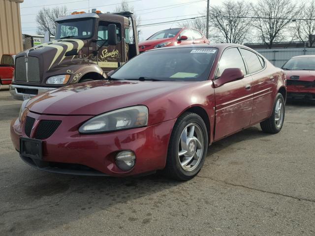 2G2WP552661141542 - 2006 PONTIAC GRAND PRIX RED photo 2