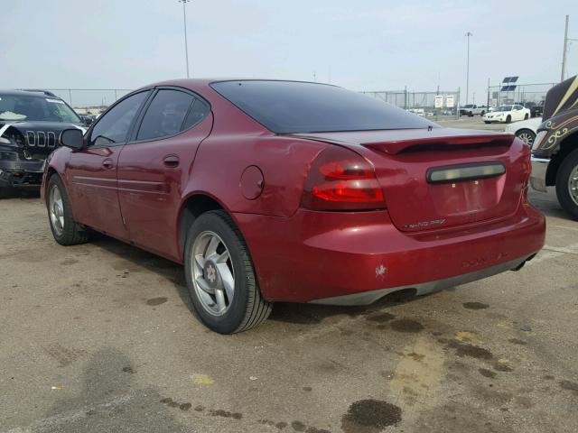 2G2WP552661141542 - 2006 PONTIAC GRAND PRIX RED photo 3