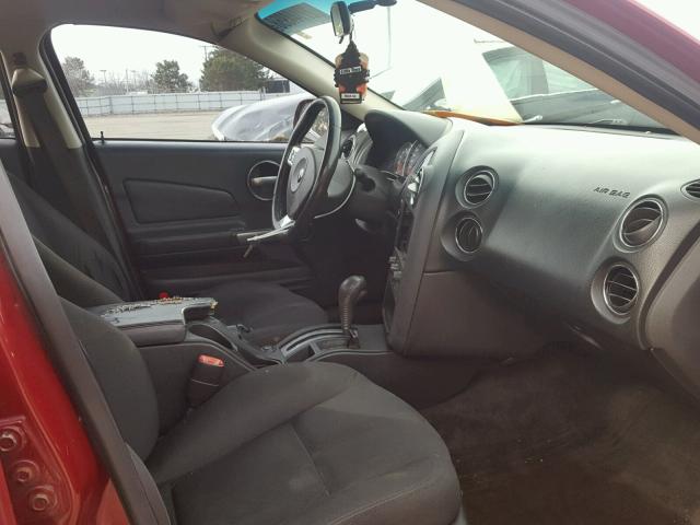2G2WP552661141542 - 2006 PONTIAC GRAND PRIX RED photo 5