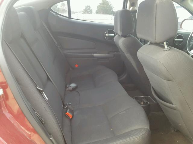 2G2WP552661141542 - 2006 PONTIAC GRAND PRIX RED photo 6