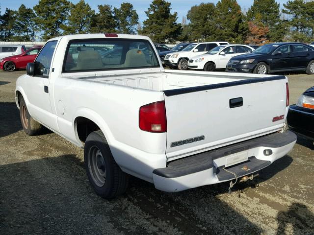 1GTCS145XY8210525 - 2000 GMC SONOMA WHITE photo 3