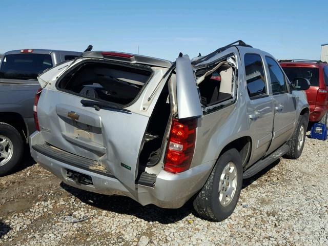 1GNUKBE03AR263751 - 2010 CHEVROLET TAHOE K150 SILVER photo 4