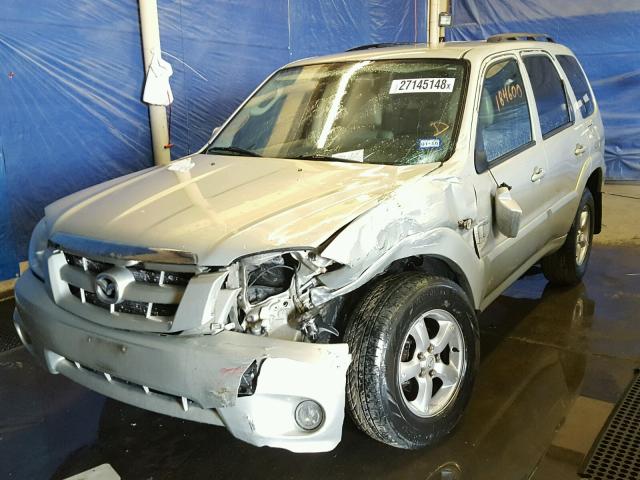 4F2YZ02Z46KM14769 - 2006 MAZDA TRIBUTE I BEIGE photo 2