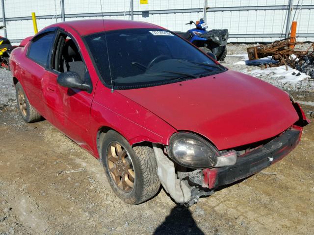 1B3ES56C72D649354 - 2002 DODGE NEON ES RED photo 1