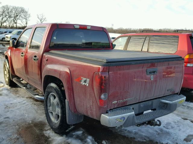 1GCDT136658169530 - 2005 CHEVROLET COLORADO RED photo 3