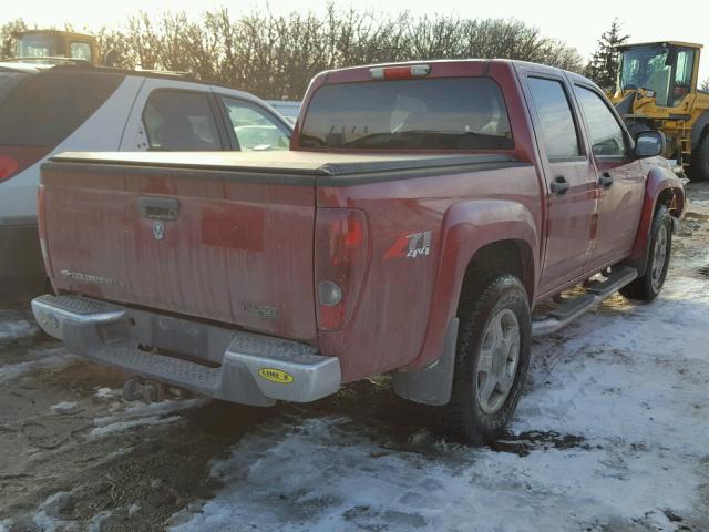 1GCDT136658169530 - 2005 CHEVROLET COLORADO RED photo 4