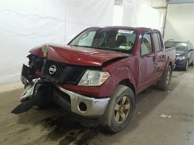 1N6AD07W99C414308 - 2009 NISSAN FRONTIER C RED photo 2