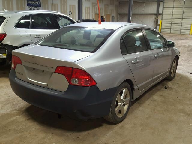 1HGFA16846L074458 - 2006 HONDA CIVIC EX ვერცხლისფერი ფოტო 4
