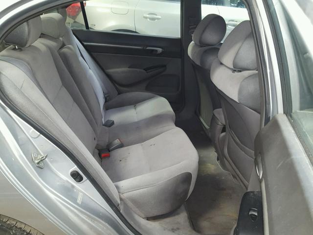 1HGFA16846L074458 - 2006 HONDA CIVIC EX ვერცხლისფერი ფოტო 6