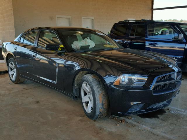 2C3CDXAG6EH368146 - 2014 DODGE CHARGER PO BLACK photo 1