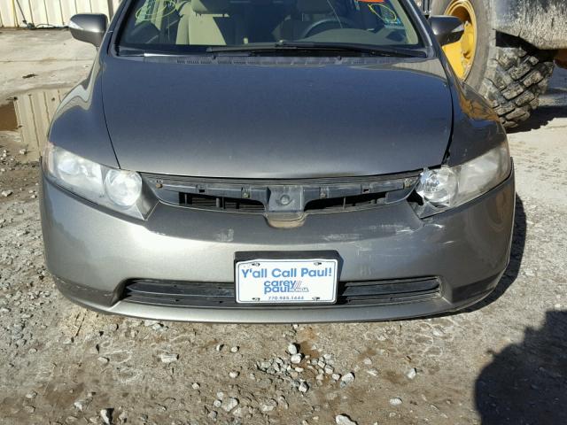 JHMFA36246S026632 - 2006 HONDA CIVIC HYBR GRAY photo 9