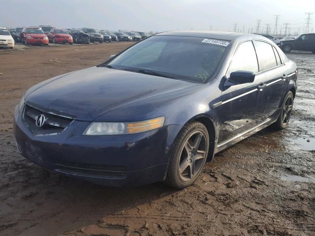 19UUA66215A004491 - 2005 ACURA TL BLUE photo 2