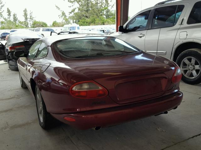 SAJGX5741VC001729 - 1997 JAGUAR XK8 BURGUNDY photo 3