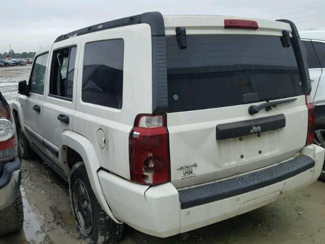 1J8HG48N16C229227 - 2006 JEEP COMMANDER WHITE photo 3