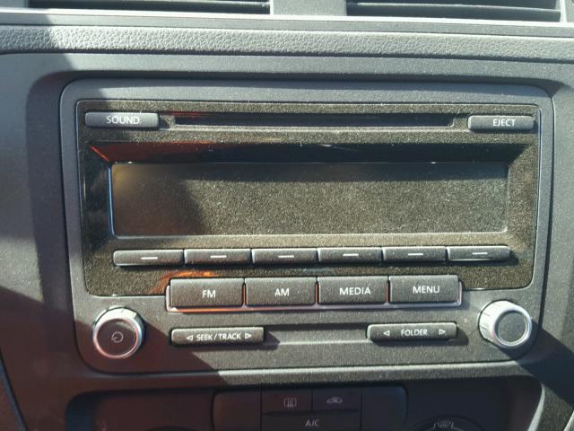 3VW2K7AJ4EM249101 - 2014 VOLKSWAGEN JETTA BASE 红色 照片 9