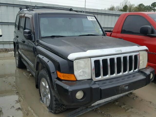 1J8HG58216C128118 - 2006 JEEP COMMANDER BLACK photo 1