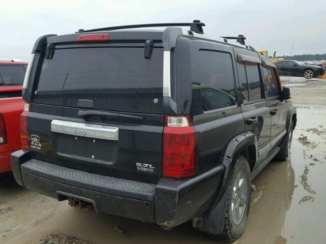 1J8HG58216C128118 - 2006 JEEP COMMANDER BLACK photo 4