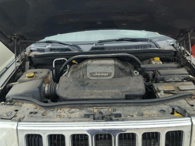 1J8HG58216C128118 - 2006 JEEP COMMANDER BLACK photo 7