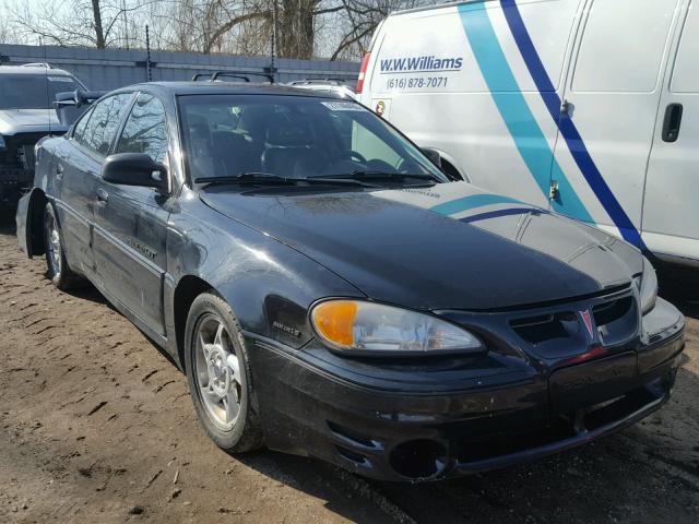 1G2NV52E92M533395 - 2002 PONTIAC GRAND AM G BLACK photo 1