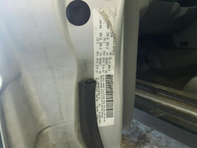 1J8HH48KX7C587320 - 2007 JEEP COMMANDER ვერცხლისფერი ფოტო 10