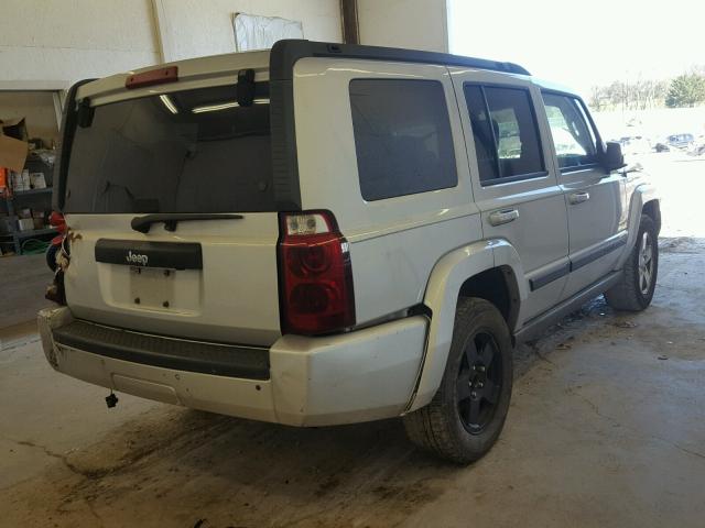 1J8HH48KX7C587320 - 2007 JEEP COMMANDER ვერცხლისფერი ფოტო 4