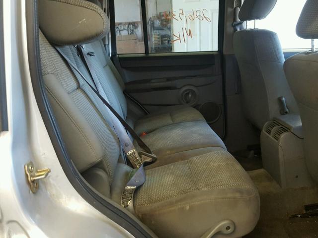 1J8HH48KX7C587320 - 2007 JEEP COMMANDER ვერცხლისფერი ფოტო 6