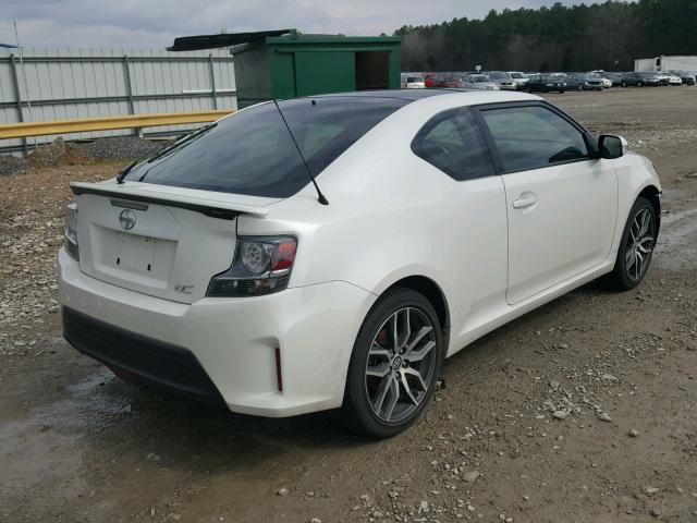 JTKJF5C78GJ020549 - 2016 TOYOTA SCION TC 白色 照片 4