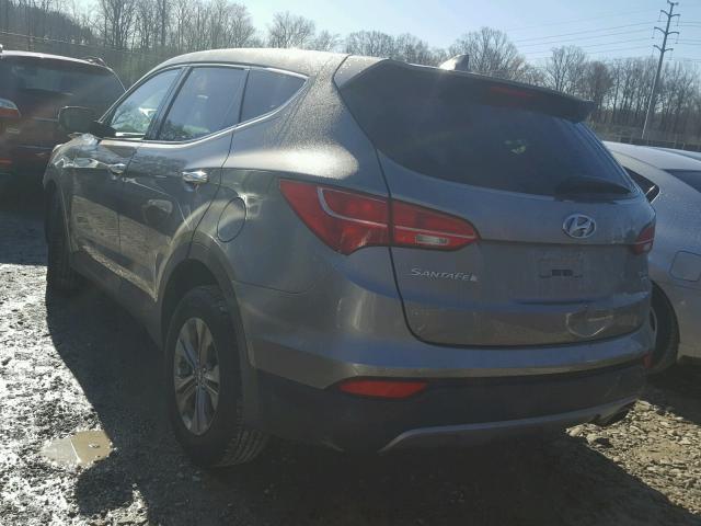 5XYZTDLB2GG367599 - 2016 HYUNDAI SANTA FE S GRAY photo 3