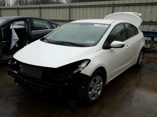 KNAFX4A61G5501537 - 2016 KIA FORTE LX WHITE photo 2