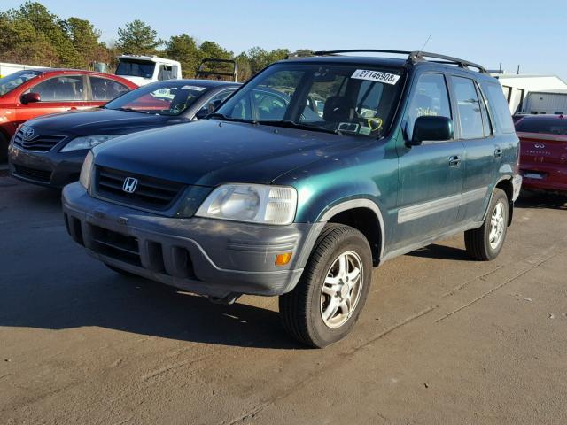 JHLRD18601S025063 - 2001 HONDA CR-V EX GREEN photo 2