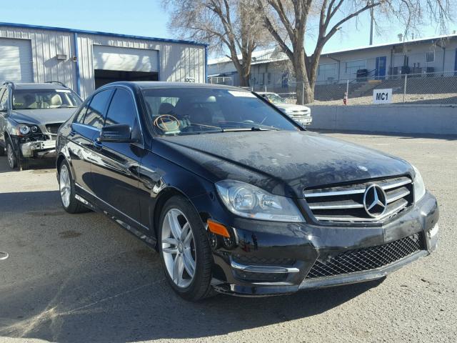 WDDGF4HB9ER313888 - 2014 MERCEDES-BENZ C 250 BLACK photo 1